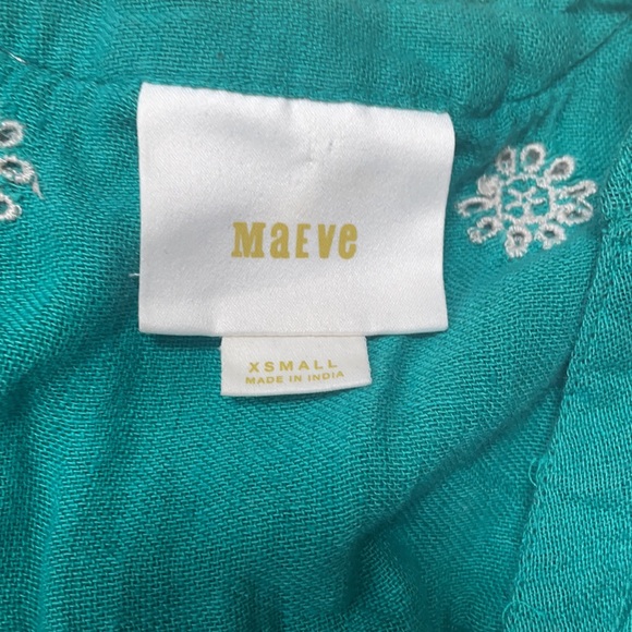 Maeve | XS green and white floral green dress - Picture 4 of 7